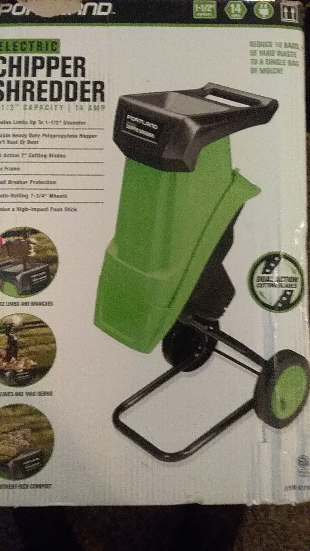 Portland electric chipper shredder