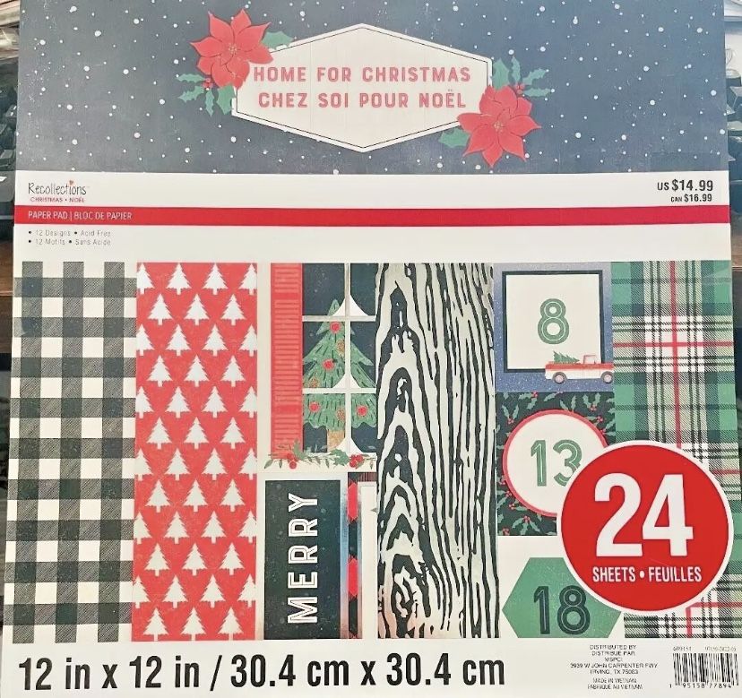 christmas paper pad