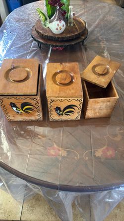canisters wooden