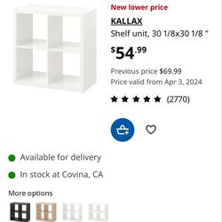 IKEA White Bookshelves