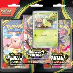 Perfect Order 3 Pack Blister [Chikorita]