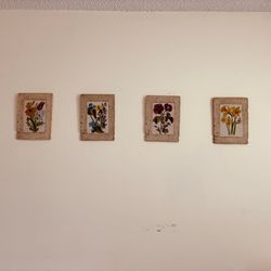 Stone flower decor paintings