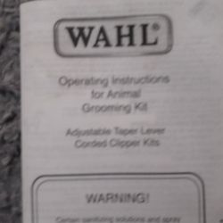 Wahl Grooming Clippers For Animals