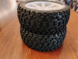 2 RC BUGGY WHEELS/TIRES $5