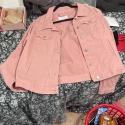 Pink Jean Jacket 