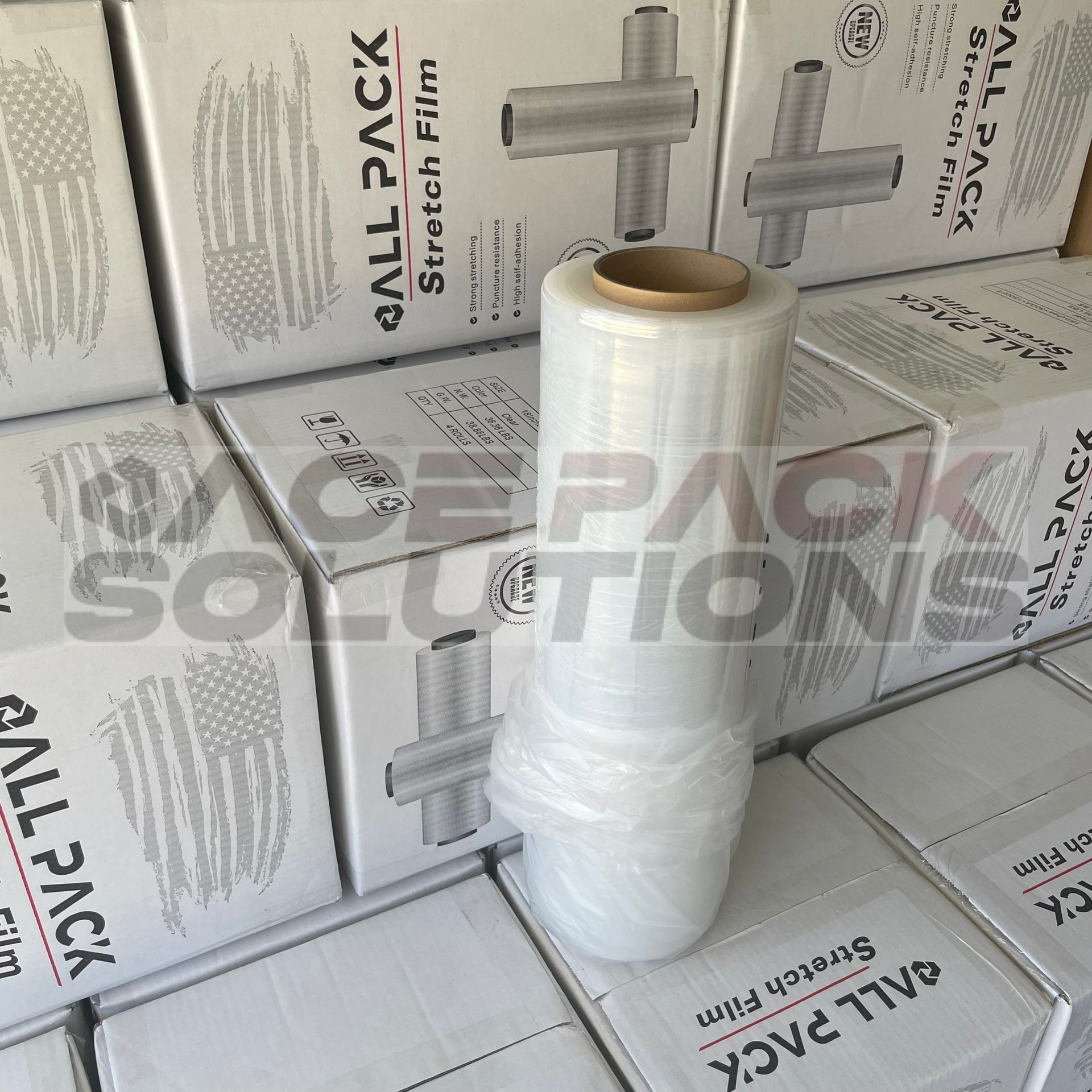 1 Roll 18”x1000ft 80G Heavy Duty Shrink Wrap Stretch Film Plastic Wrap