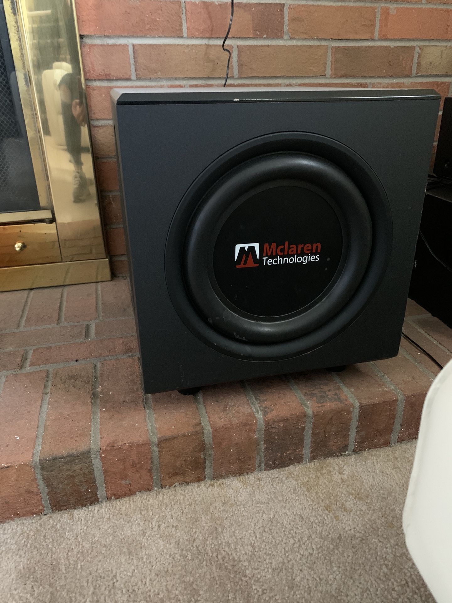 Sony receiver And Mclaren subwoofer and speakers