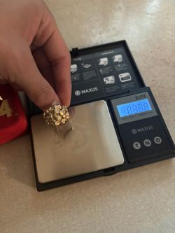 BIG chunky nugget ring