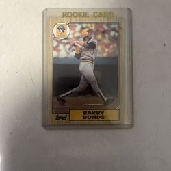 Barry Bonds Rookie Card