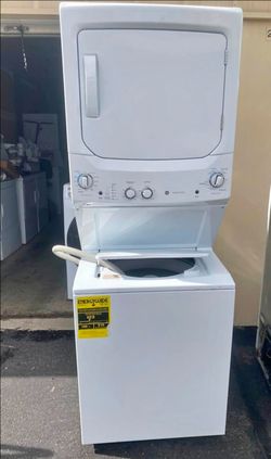 GE washer and dryer stackable size 27 inches wide
