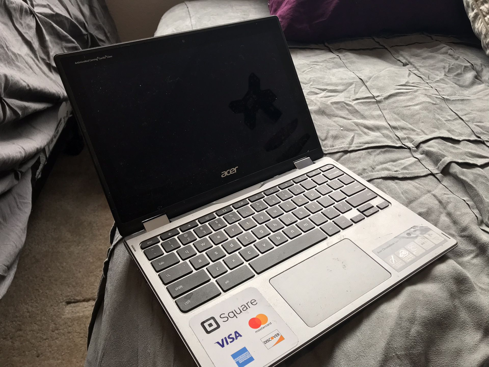 Acer Notebook 2 In 1 Chromebook Spin CP311-1HN-C5VA Monitor 11.6 Touch Screen In