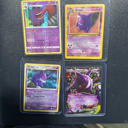 Pokémon Gengar Lot – Vintage + Modern (4 Cards)