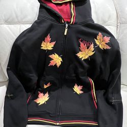 Coogi vintage Zip Up Hoodie Jacket size XXL Rare Unisex