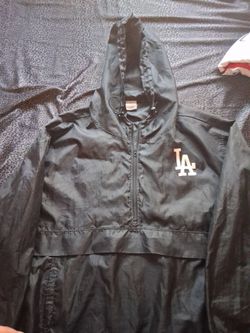 LA Dodgers Black Windbreaker Jacket