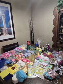 Gift Wrapping, Bows And Ribbons, Tons Of Bags And Other Party Stuff