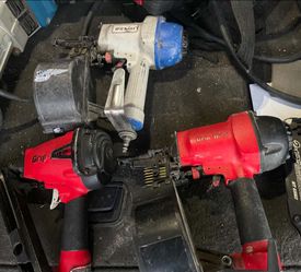 2 Siding Coil Nailer's & 1 decking Nailer