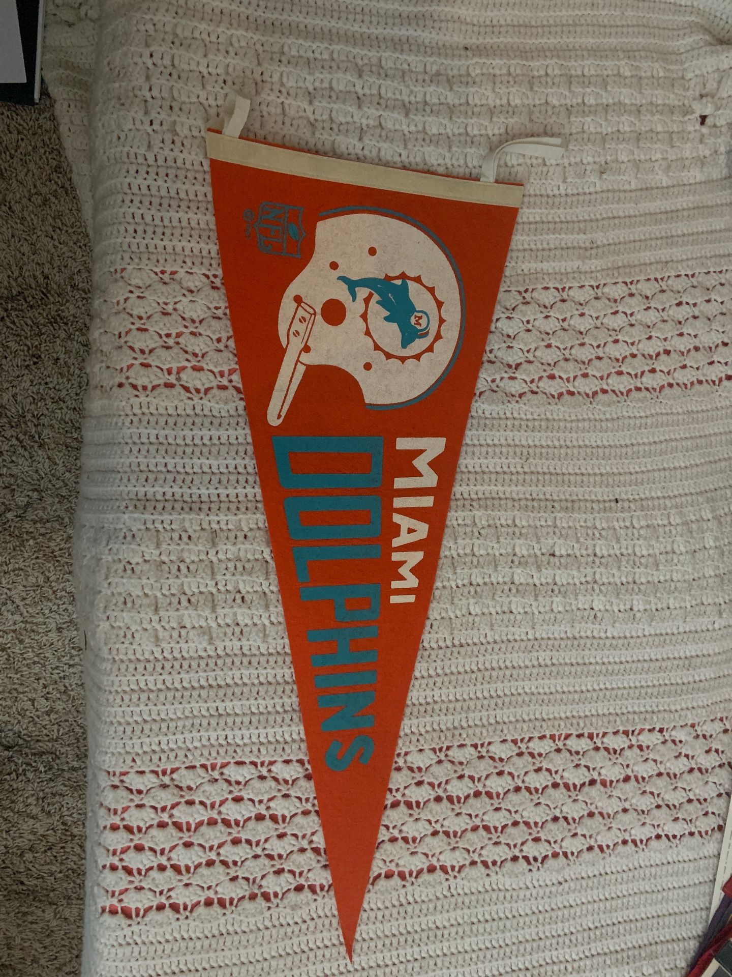 1970’s Miami Dolphins Pennant Full size