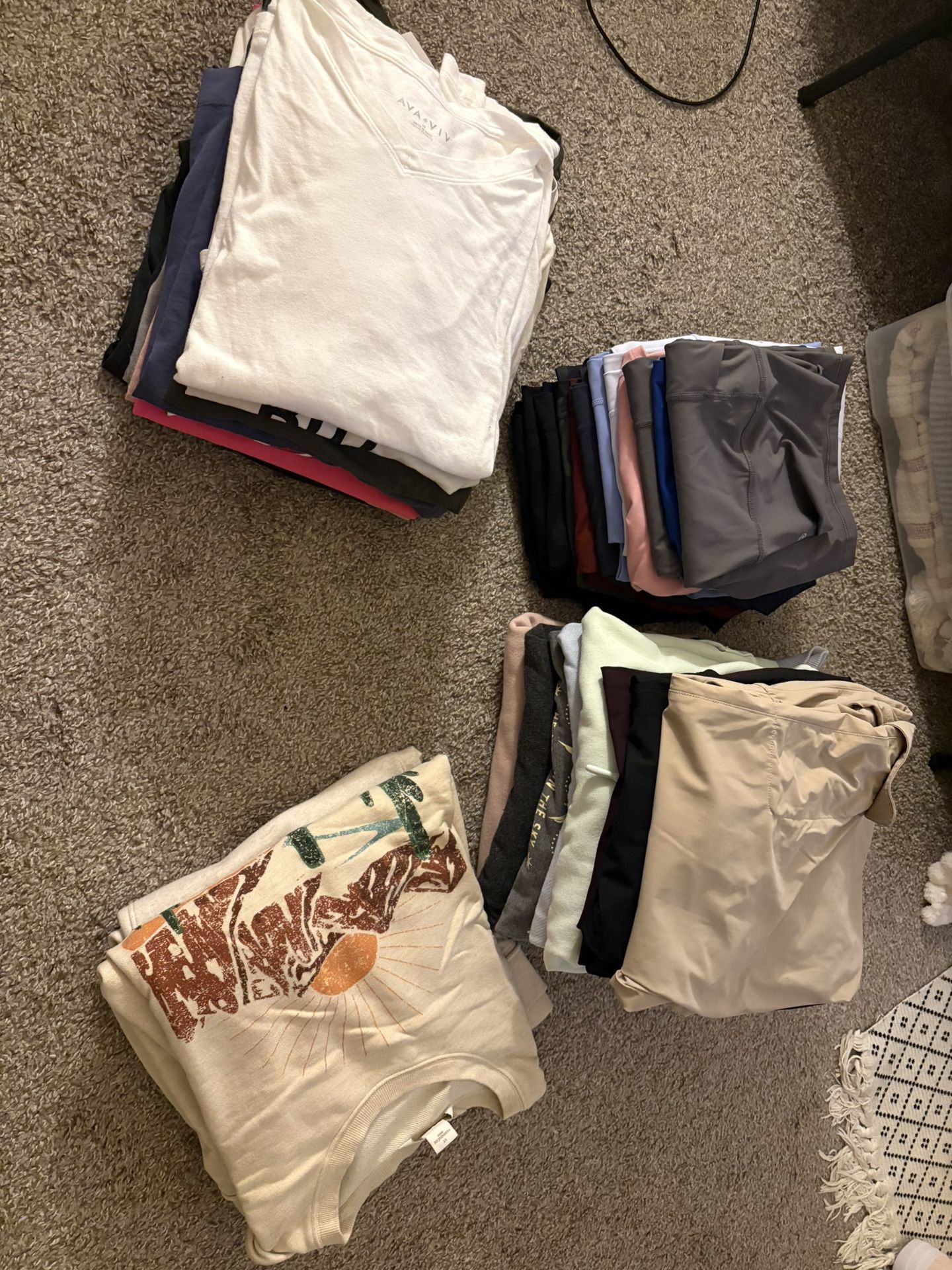Women’s Casual & Activewear Bundle – Tees, Shorts, Hoodies – Bulk Box
