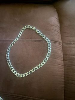 Cuban link sterling silver 20 inch necklace