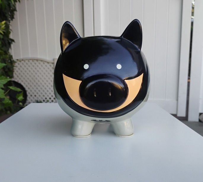 Batman Piggy Bank 9" L X 6 1/2" W X 6 1/2" T