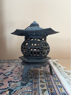Vintage Japanese Cast Iron Lantern