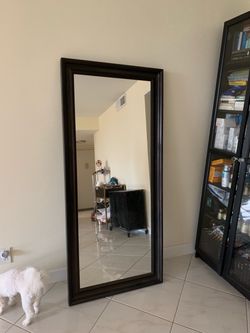 Large real wood like new Mirror Flawless