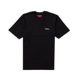 Supreme Washed Tag Shirt Black