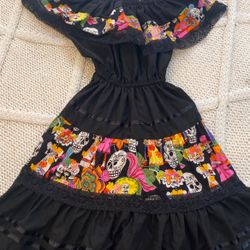 Dia de Los Miertos Dress Size 6