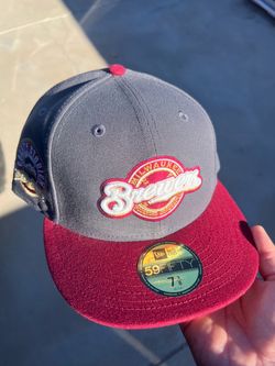 Size 7 3/8 Milwaukee Brewers Rushmore Hatclub Exclusive New Era