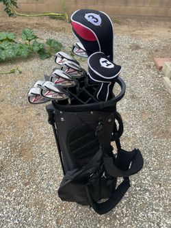 KVV Black/Red Golf Set