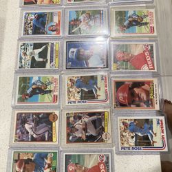 Pete Rose Vintage Cards 