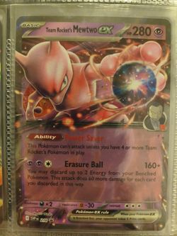 Team rockets Mewtwo Ex