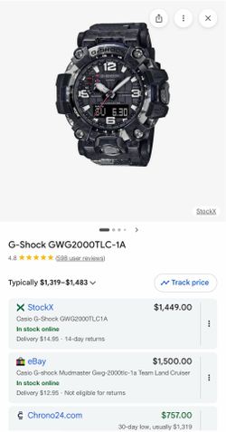 Casio carbon fiber watch