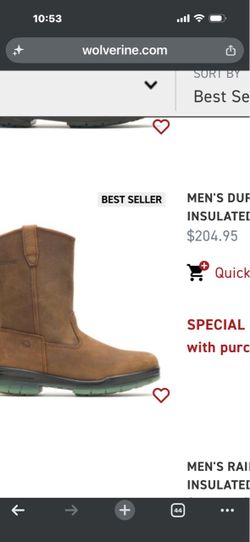 Steel toe 11.5 size boots
