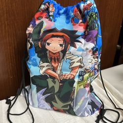 Shaman King Anime Drawstring backpack sports