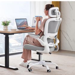 TRALT Office Chair Ergonomic Desk Chair, 330 LBS Home Mesh Office Desk Chairs with Wheels, Comfortable Gaming Chair, High Back Office Chair for Long H