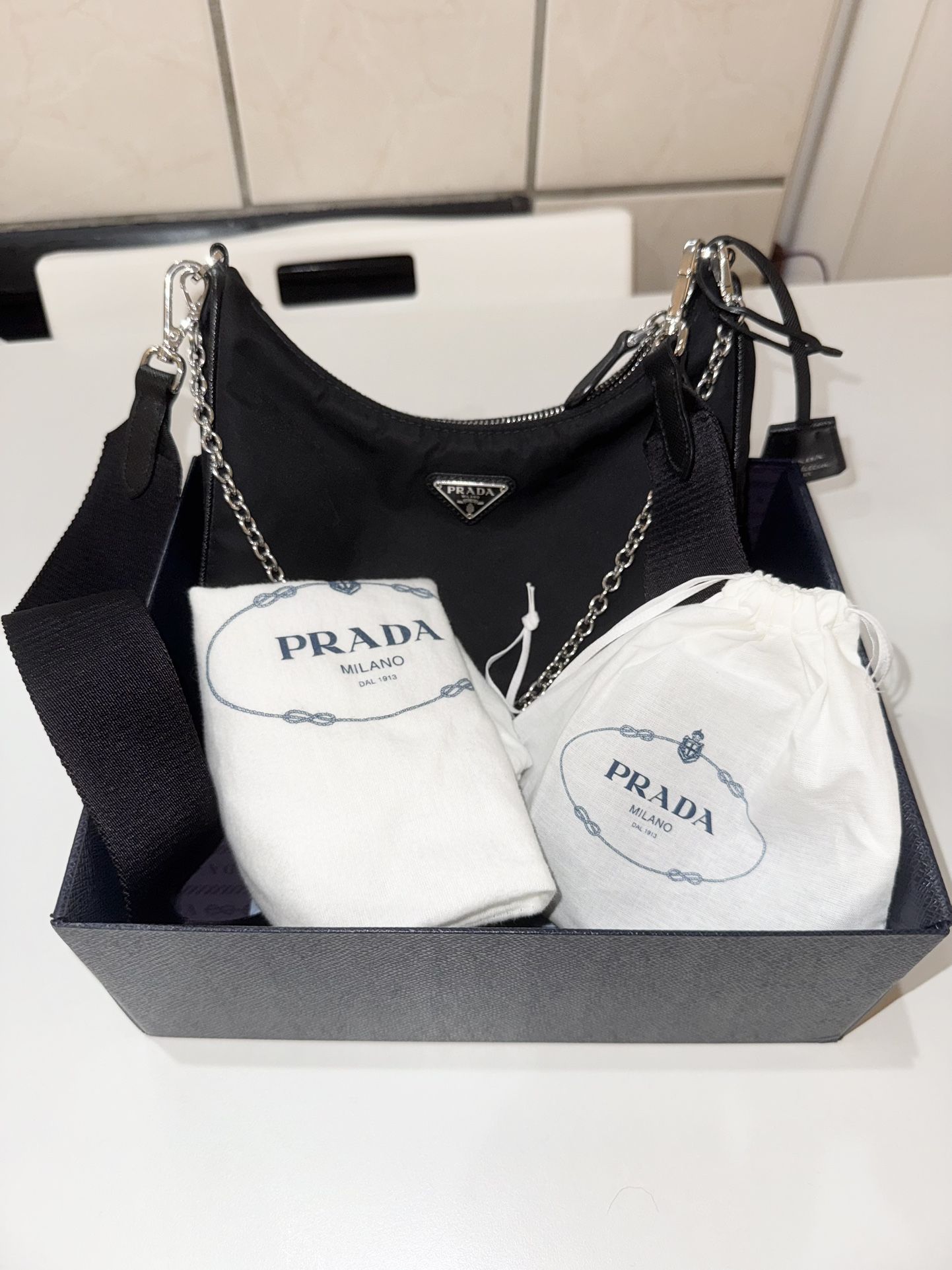 Prada Re-Edition 2005 Re-Nylon bag Like New