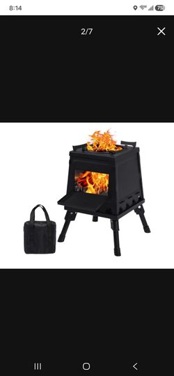 Stove portable cast iron camping