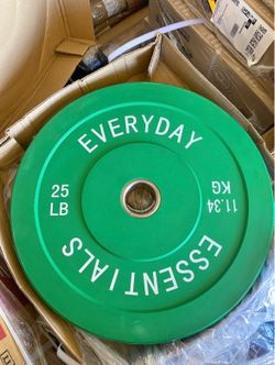 New pair of 25 pounds bumper weights