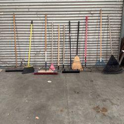 Brooms, Rakes Etc