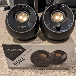 Pebble Desktop speakers