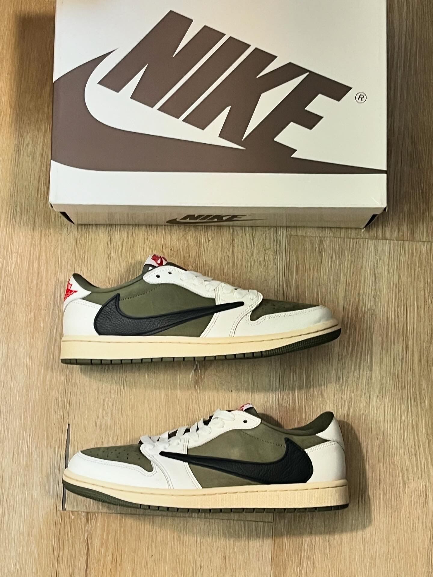 (2024) Travis x Jordan 1 Low Medium Olive Size 8.5 Men