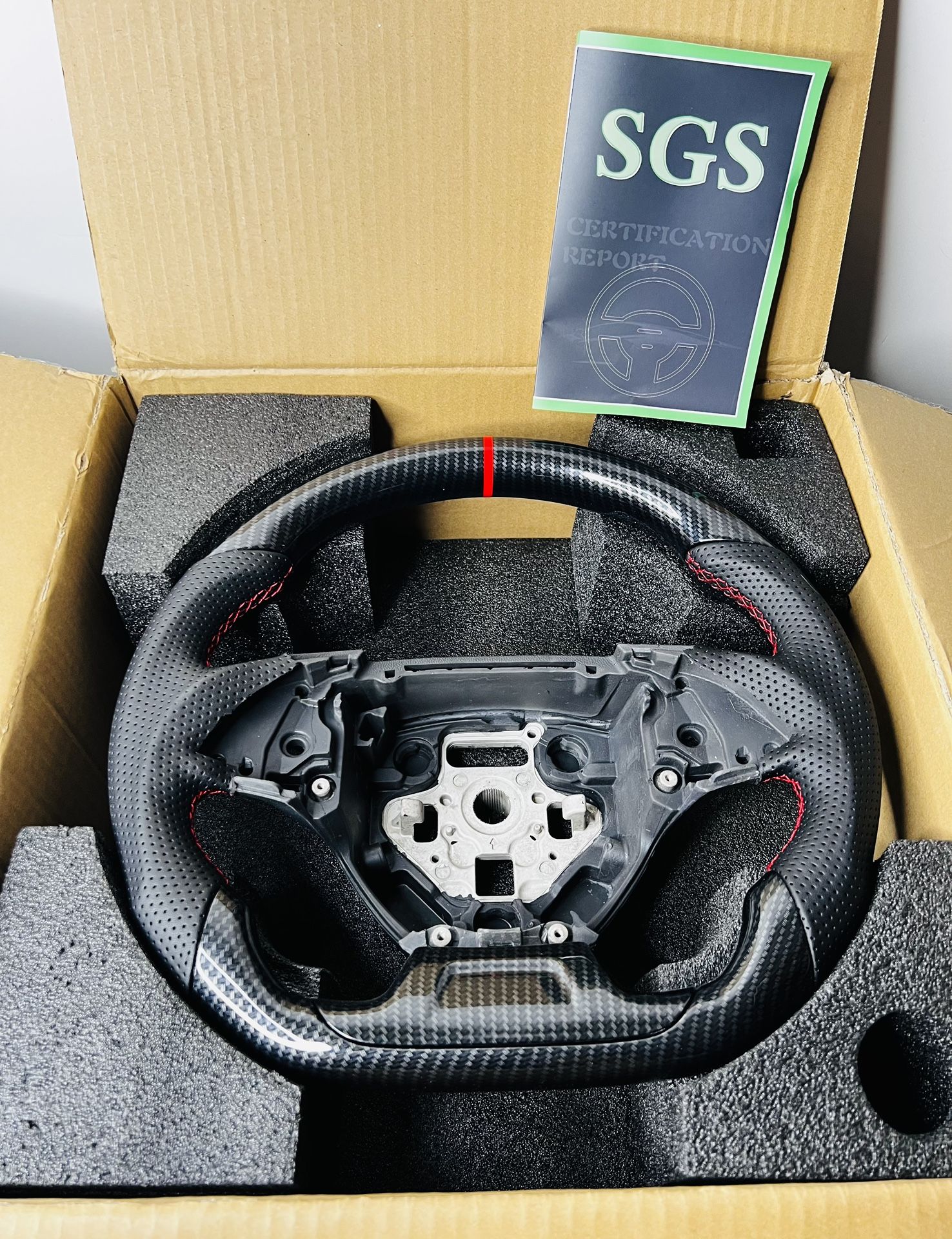 Carbon Fiber Steering Wheel For Chevrolet Camaro 2016-2024