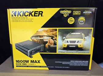 🔥$200 🔥Kicker CXA800.1 1600W Max Mono Subwoofer Amplifier