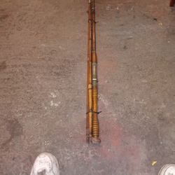 Two Bamboo Fishing Rods Vintage