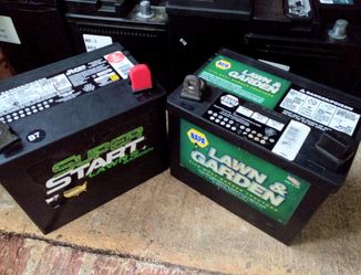 Lawnmower battery perfect condition