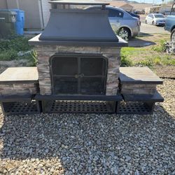 Outdoor Fireplace