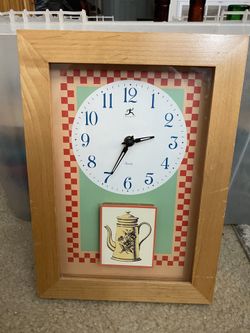 Wooden Kitchen Clock