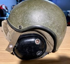 Vintage Military Tanker Helmet 