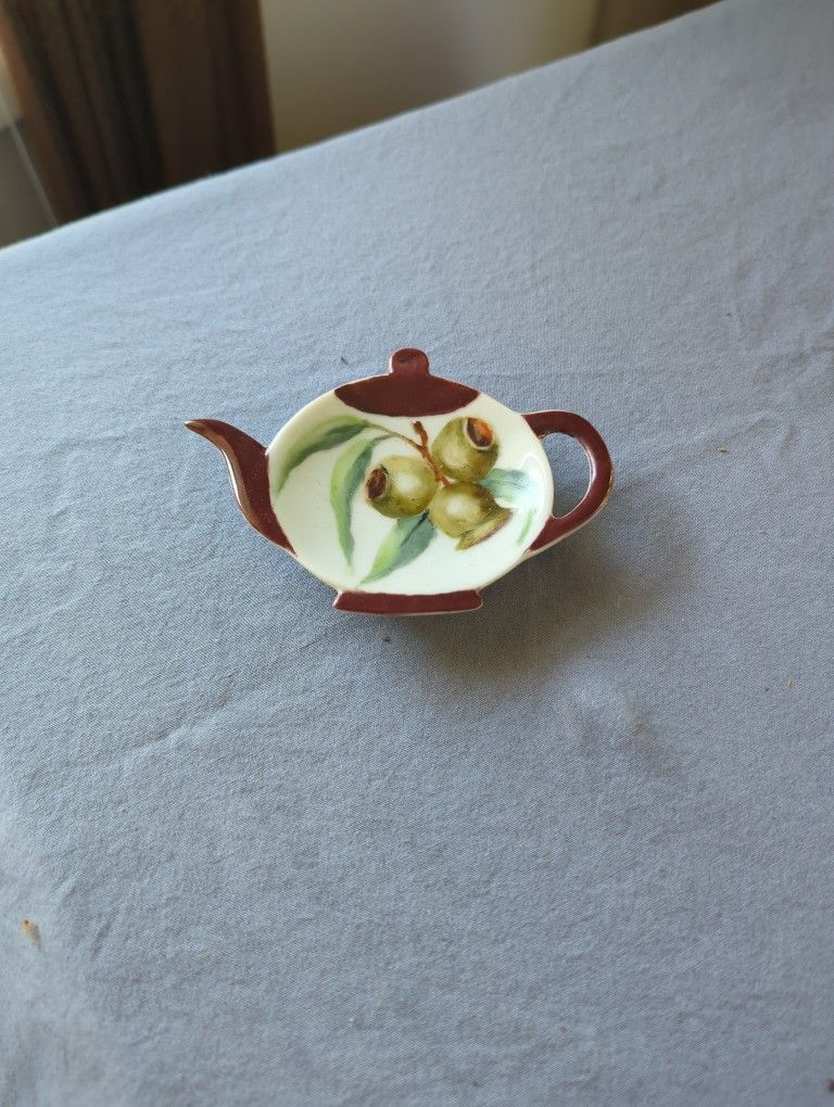 Vintage Tea Bag Caddy/Spoon Rest